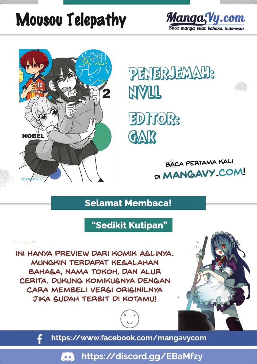 Mousou Telepathy Ch 121-130 Bahasa Indonesia